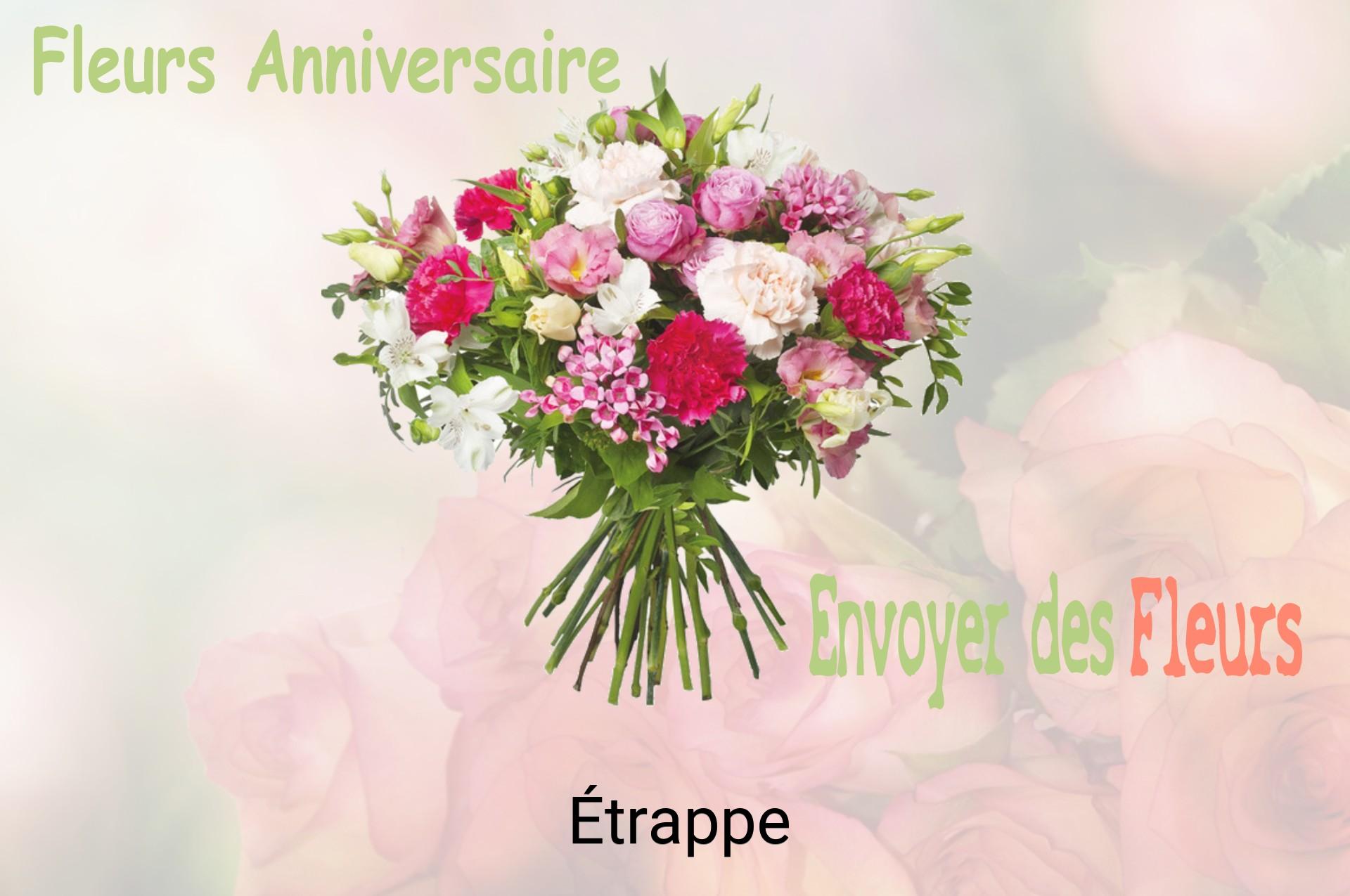 Bouquet de fleurs d’anniversaire livré à Étrappe